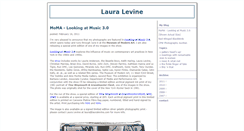 Desktop Screenshot of lauralevine.buglogic.com